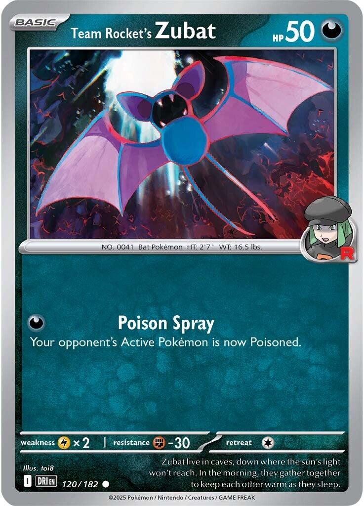 Team Rocket's Zubat (120/182) [Scarlet & Violet: Destined Rivals] | Card Merchant Takapuna