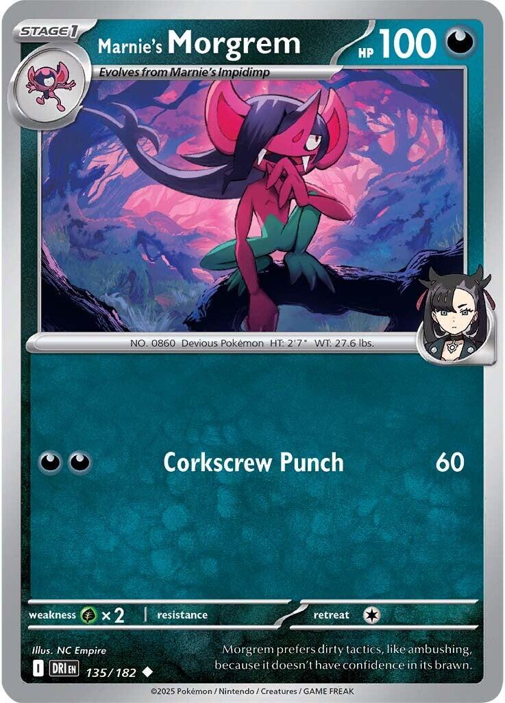 Marnie's Morgrem (135/182) [Scarlet & Violet: Destined Rivals] | Card Merchant Takapuna