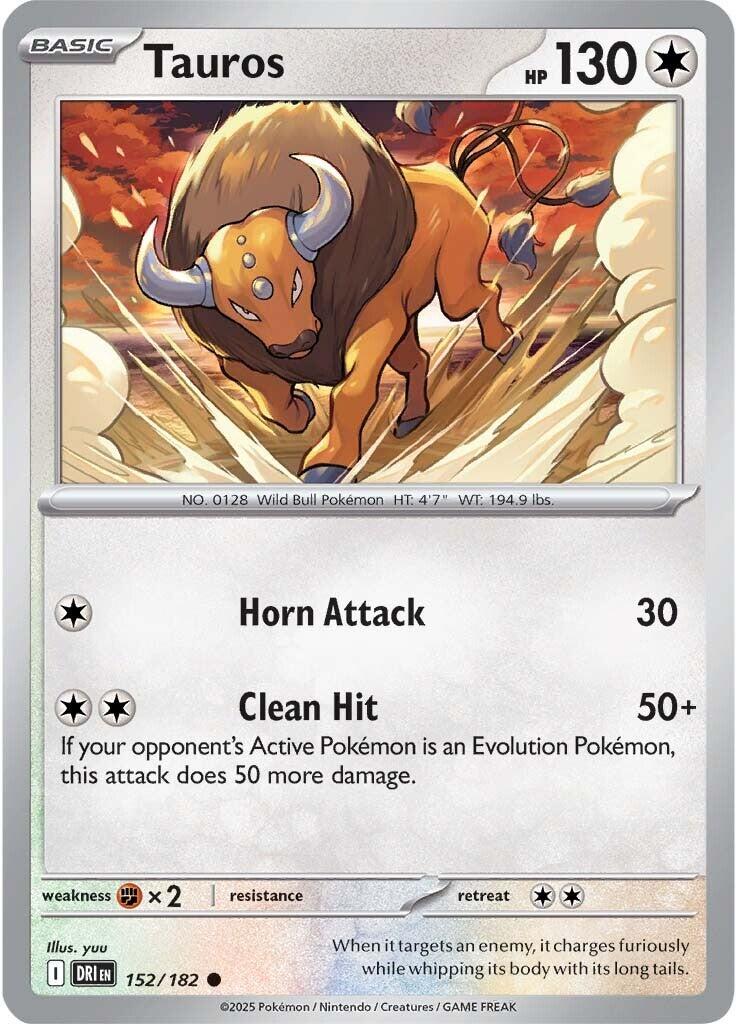 Tauros (152/182) [Scarlet & Violet: Destined Rivals] | Card Merchant Takapuna