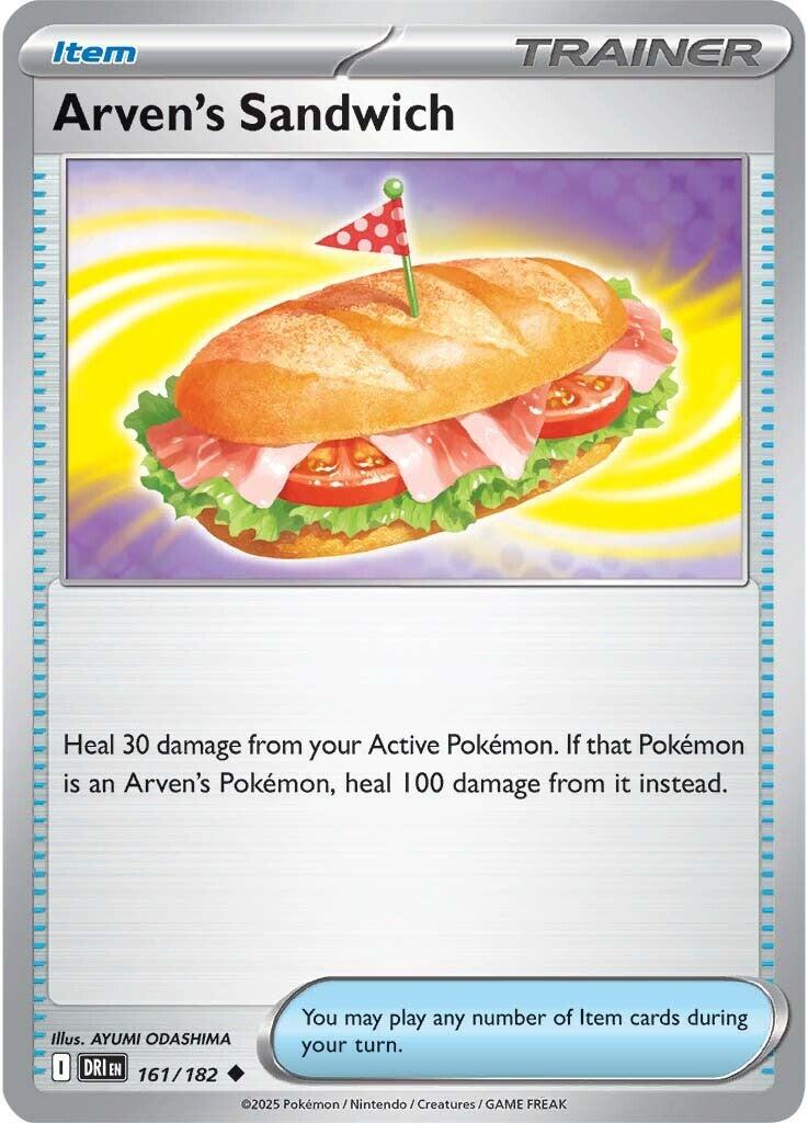 Arven's Sandwich (161/182) [Scarlet & Violet: Destined Rivals] | Card Merchant Takapuna