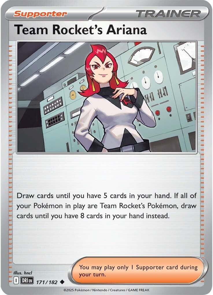 Team Rocket's Ariana (171/182) [Scarlet & Violet: Destined Rivals] | Card Merchant Takapuna