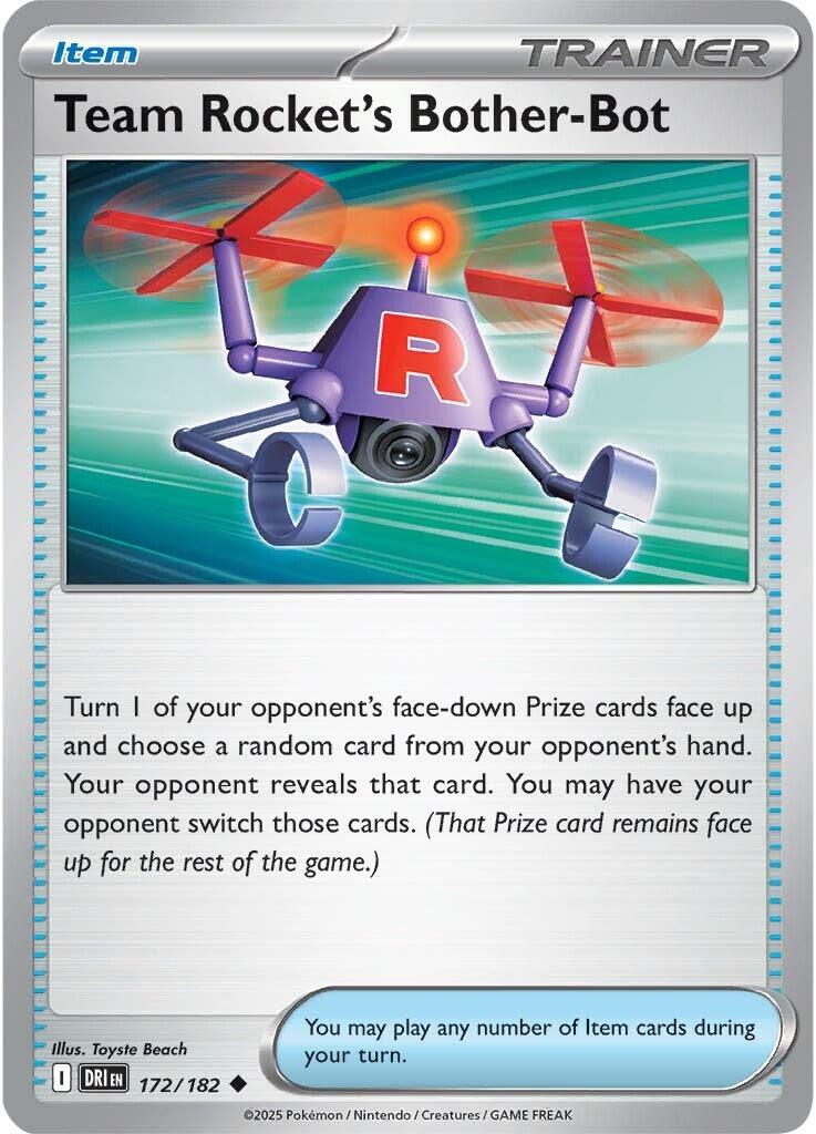 Team Rocket's Bother-Bot (172/182) [Scarlet & Violet: Destined Rivals] | Card Merchant Takapuna