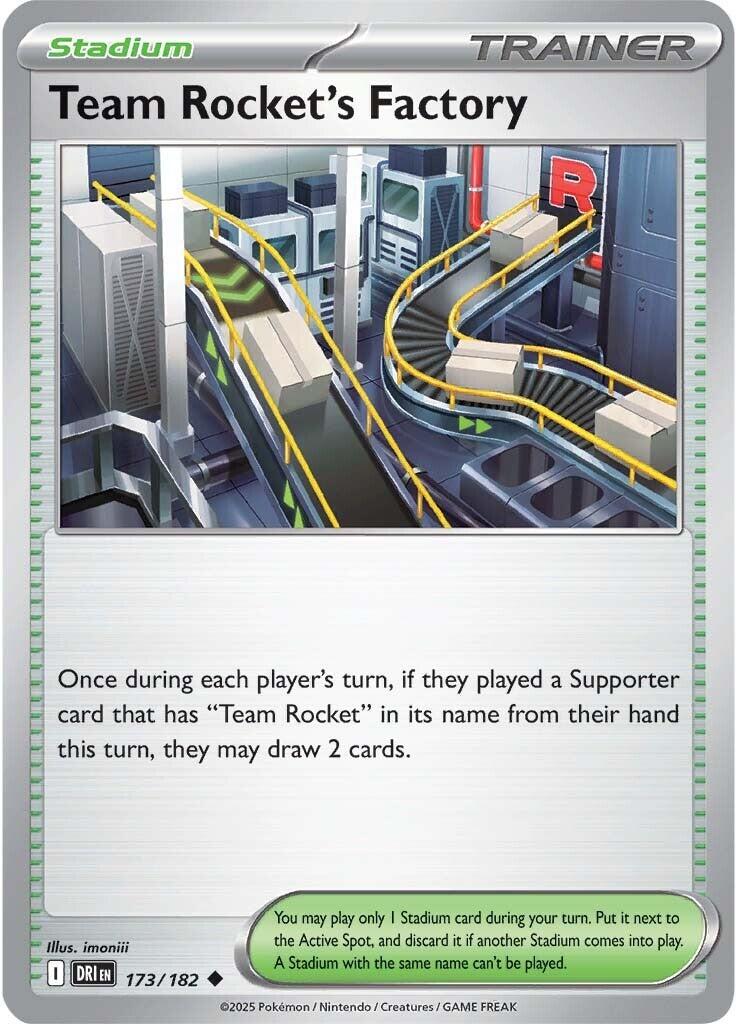 Team Rocket's Factory (173/182) [Scarlet & Violet: Destined Rivals] | Card Merchant Takapuna
