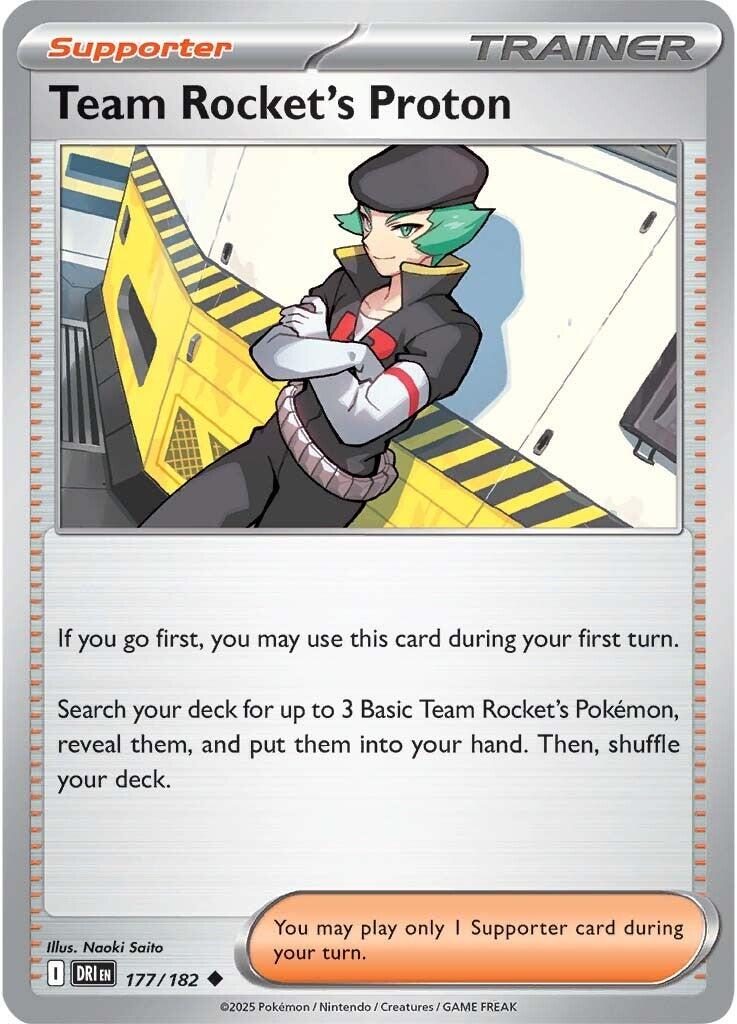 Team Rocket's Proton (177/182) [Scarlet & Violet: Destined Rivals] | Card Merchant Takapuna
