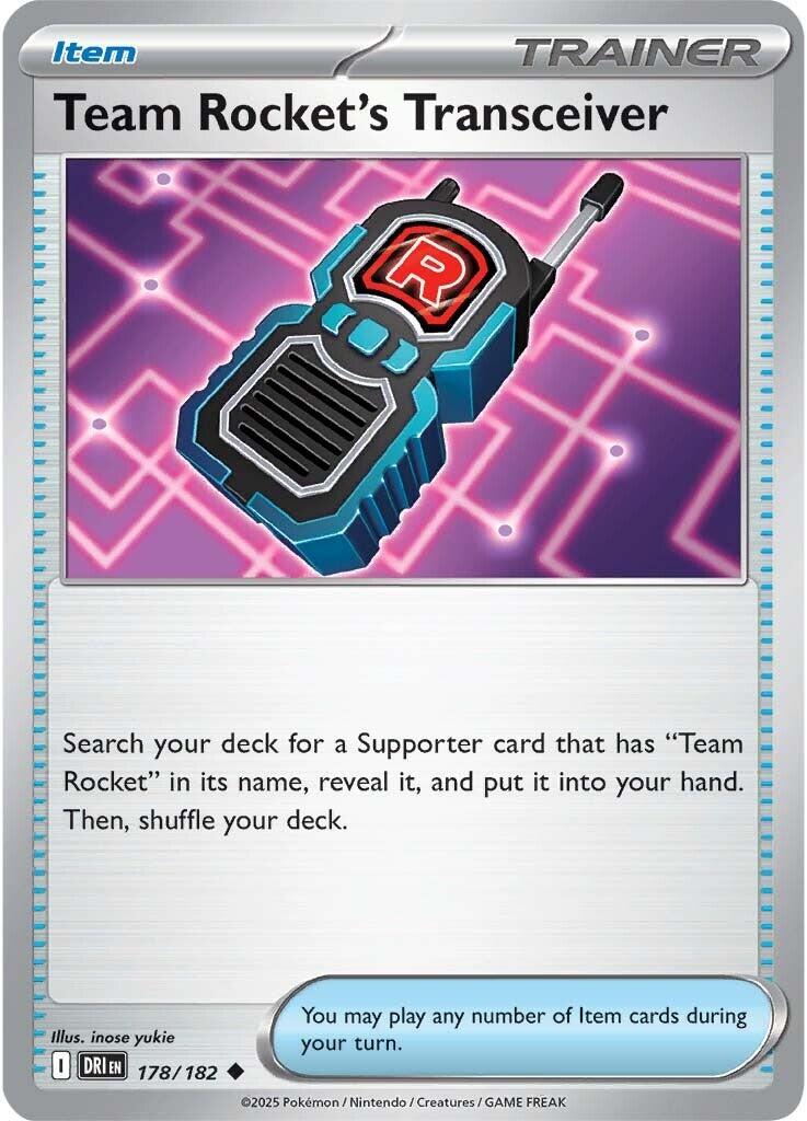 Team Rocket's Transceiver (178/182) [Scarlet & Violet: Destined Rivals] | Card Merchant Takapuna