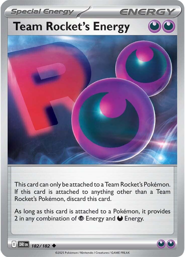 Team Rocket's Energy (182/182) [Scarlet & Violet: Destined Rivals] | Card Merchant Takapuna