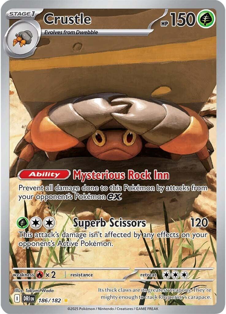 Crustle (186/182) [Scarlet & Violet: Destined Rivals] | Card Merchant Takapuna
