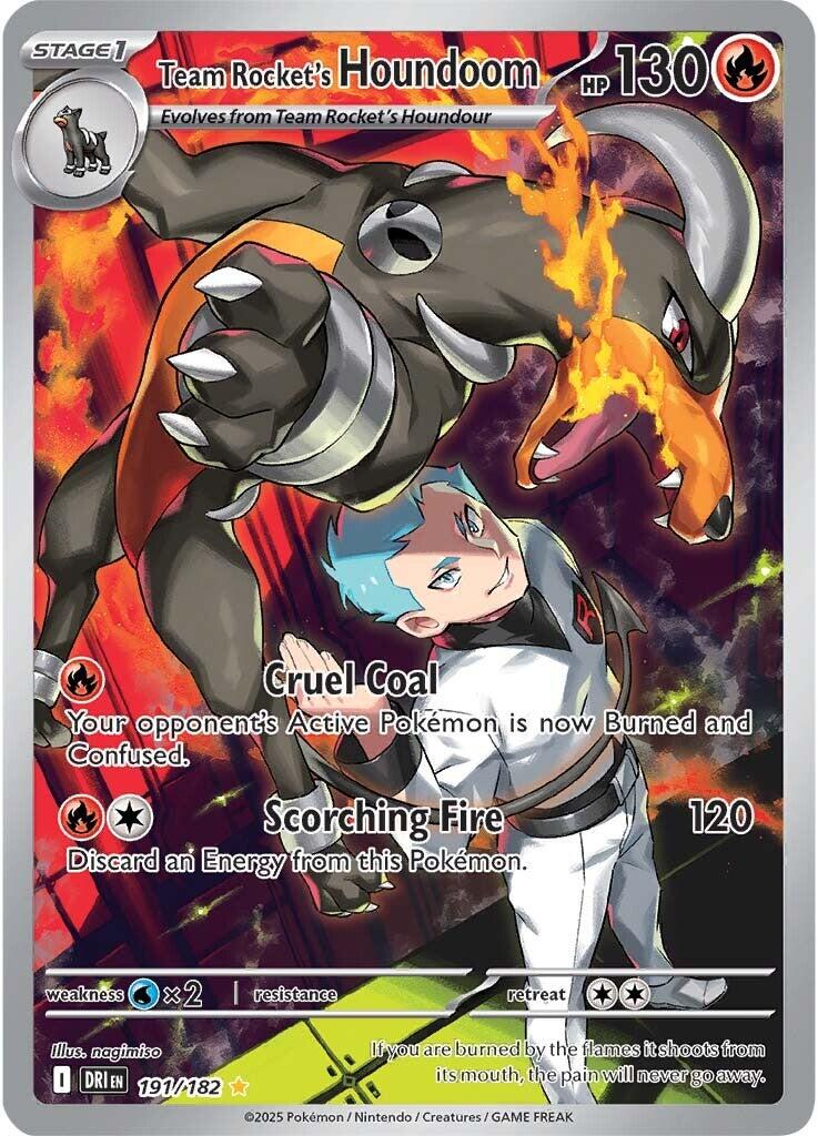 Team Rocket's Houndoom (191/182) [Scarlet & Violet: Destined Rivals] | Card Merchant Takapuna