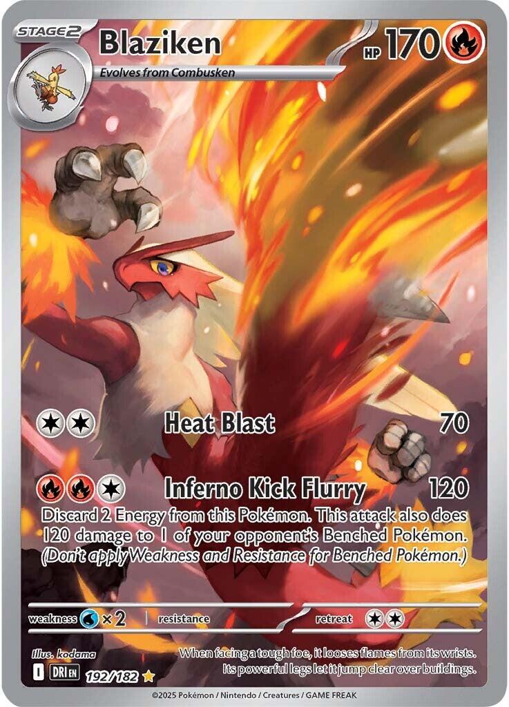 Blaziken (192/182) [Scarlet & Violet: Destined Rivals] | Card Merchant Takapuna