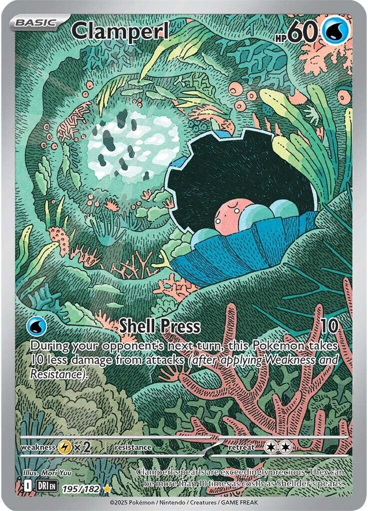Clamperl (195/182) [Scarlet & Violet: Destined Rivals] | Card Merchant Takapuna