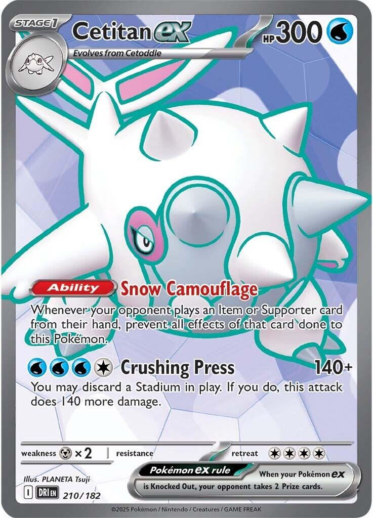 Cetitan ex (210/182) [Scarlet & Violet: Destined Rivals] | Card Merchant Takapuna