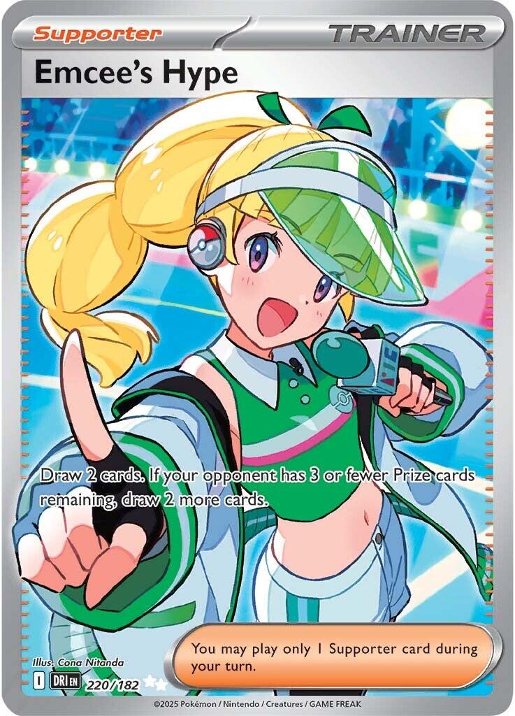 Emcee's Hype (220/182) [Scarlet & Violet: Destined Rivals] | Card Merchant Takapuna