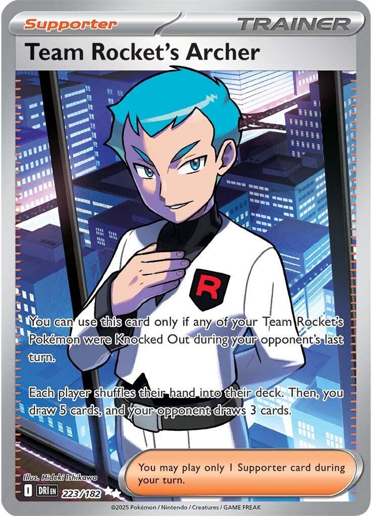 Team Rocket's Archer (223/182) [Scarlet & Violet: Destined Rivals] | Card Merchant Takapuna