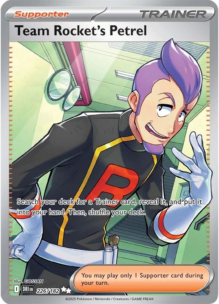 Team Rocket's Petrel (226/182) [Scarlet & Violet: Destined Rivals] | Card Merchant Takapuna