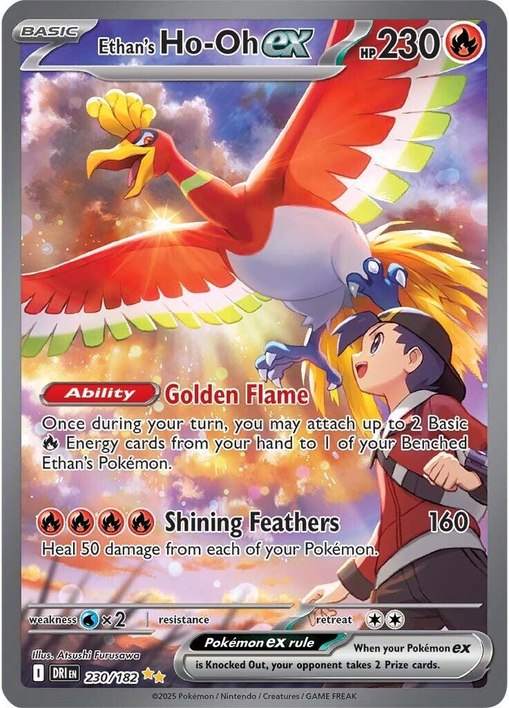 Ethan's Ho-Oh ex (230/182) [Scarlet & Violet: Destined Rivals] | Card Merchant Takapuna
