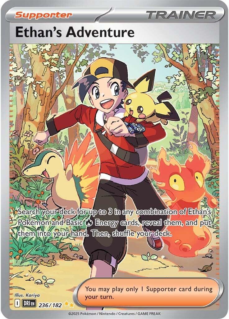Ethan's Adventure (236/182) [Scarlet & Violet: Destined Rivals] | Card Merchant Takapuna