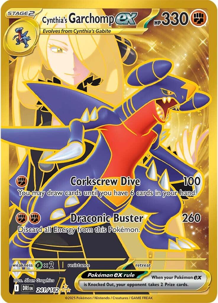 Cynthia's Garchomp ex (241/182) [Scarlet & Violet: Destined Rivals] | Card Merchant Takapuna
