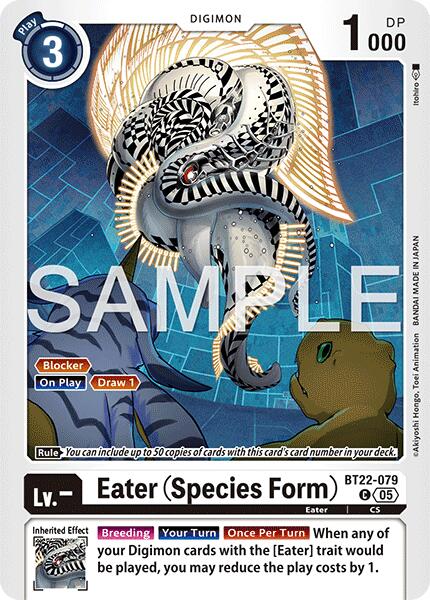 Eater [BT22-079] (Species Form) [Cyber Eden] | Card Merchant Takapuna
