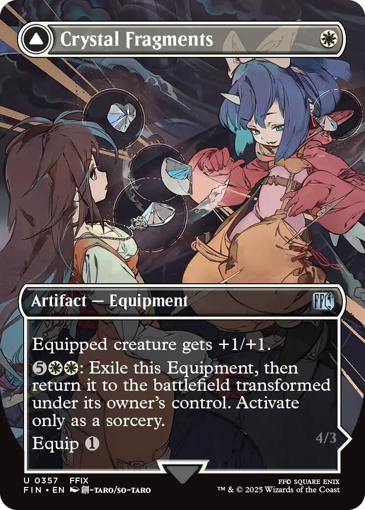 Crystal Fragments // Summon: Alexander (Borderless) [FINAL FANTASY] | Card Merchant Takapuna
