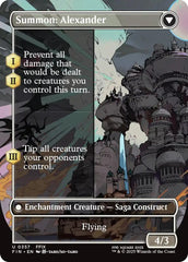 Crystal Fragments // Summon: Alexander (Borderless) [FINAL FANTASY] | Card Merchant Takapuna