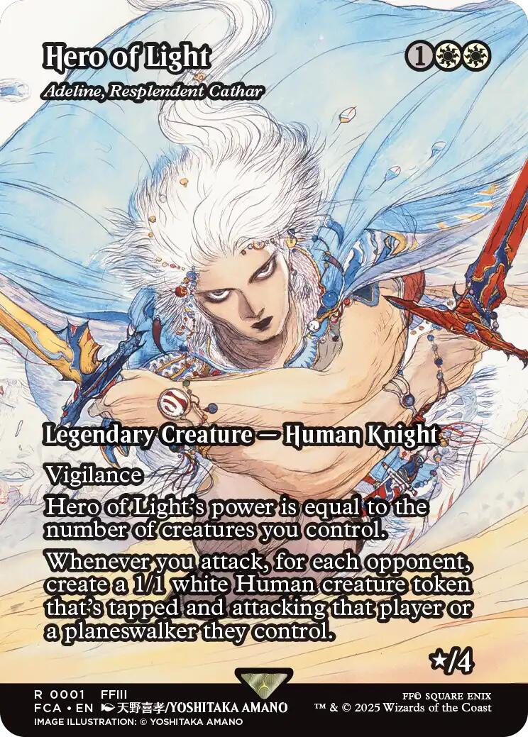 Hero of Light - Adeline, Resplendent Cathar (Showcase) [FINAL FANTASY : Through the Ages] | Card Merchant Takapuna