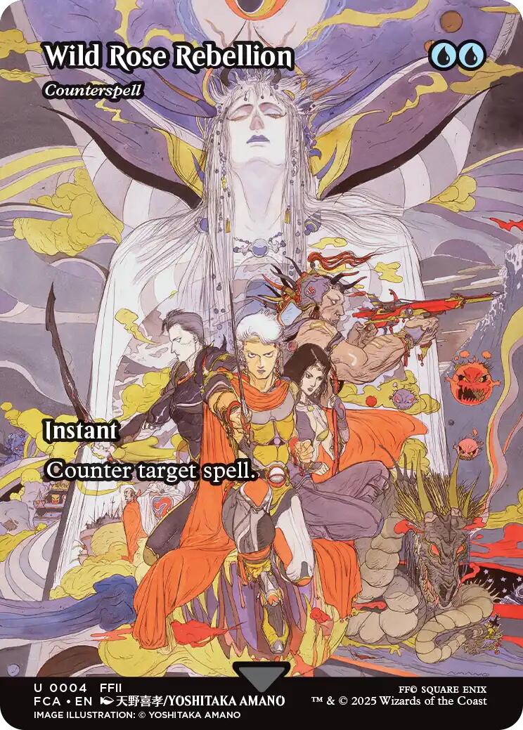 Wild Rose Rebellion - Counterspell (Showcase) [FINAL FANTASY : Through the Ages] | Card Merchant Takapuna