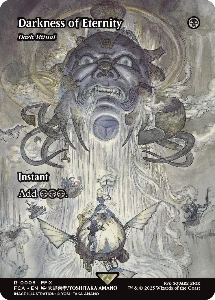 Darkness of Eternity - Dark Ritual (Showcase) [FINAL FANTASY : Through the Ages] | Card Merchant Takapuna