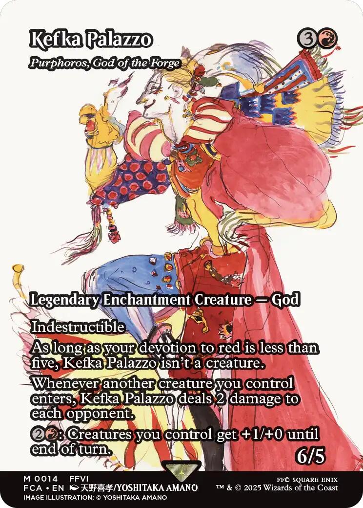 Kefka Palazzo - Purphoros, God of the Forge (Showcase) [FINAL FANTASY : Through the Ages] | Card Merchant Takapuna