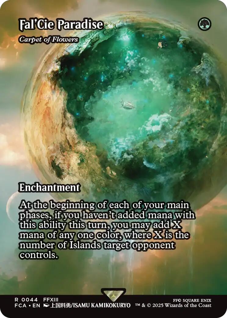 Fal'Cie Paradise - Carpet of Flowers (Showcase) [FINAL FANTASY : Through the Ages] | Card Merchant Takapuna