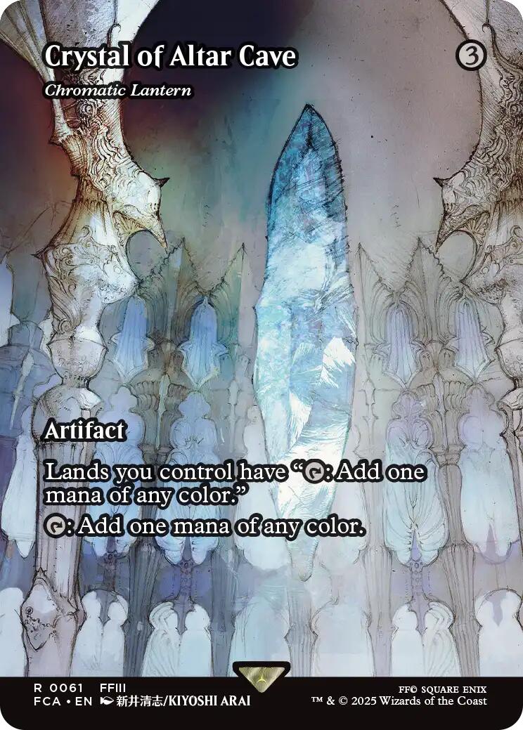 Crystal of Altar Cave - Chromatic Lantern (Showcase) [FINAL FANTASY : Through the Ages] | Card Merchant Takapuna