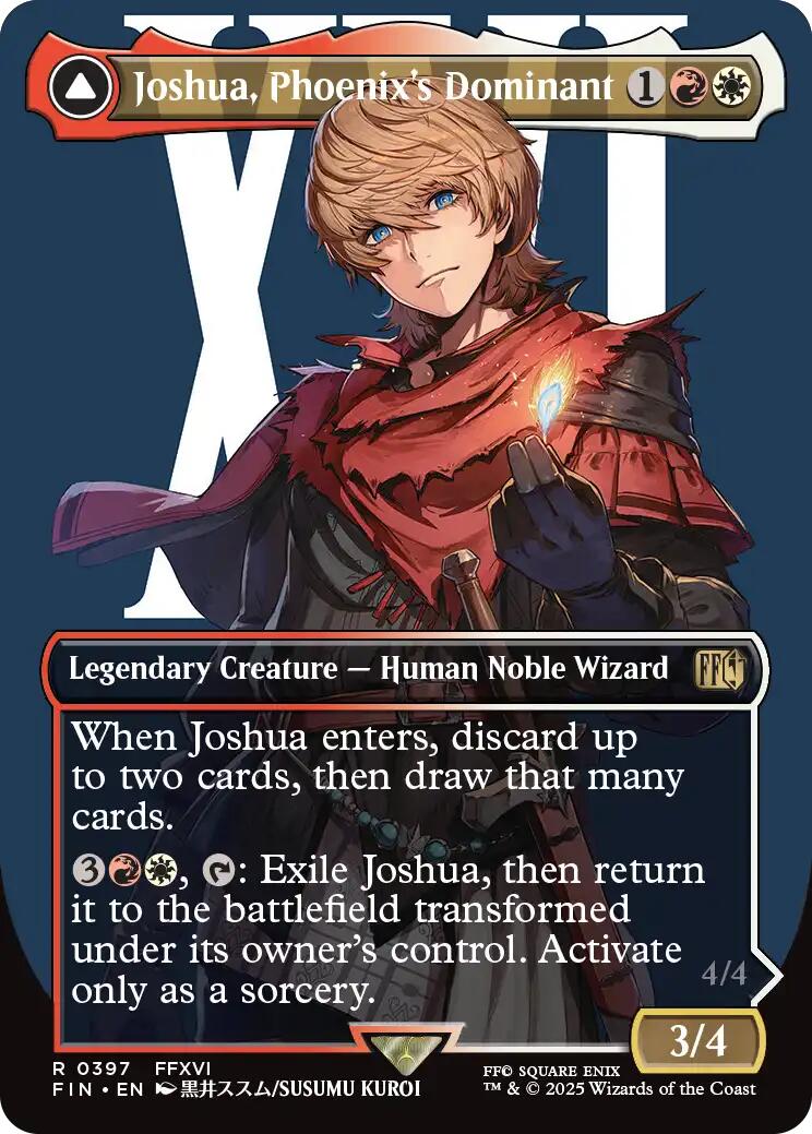 Joshua, Phoenix's Dominant (Borderless) [FINAL FANTASY] | Card Merchant Takapuna