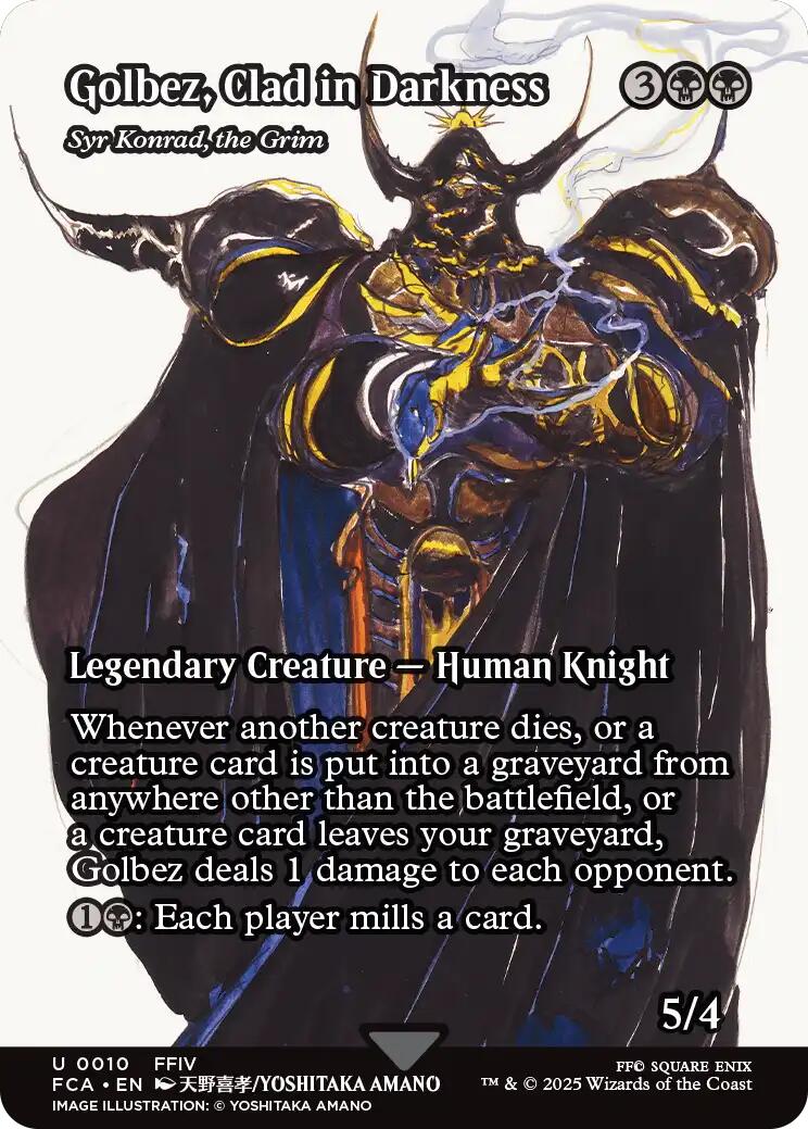 Golbez, Clad in Darkness - Syr Konrad, the Grim (Showcase) [FINAL FANTASY : Through the Ages] | Card Merchant Takapuna