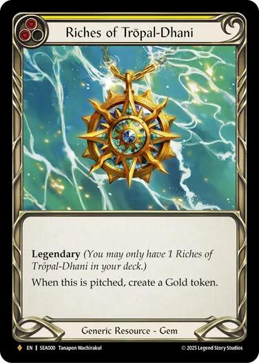 Riches of Tropal-Dhani [SEA000] (High Seas)  Rainbow Foil | Card Merchant Takapuna