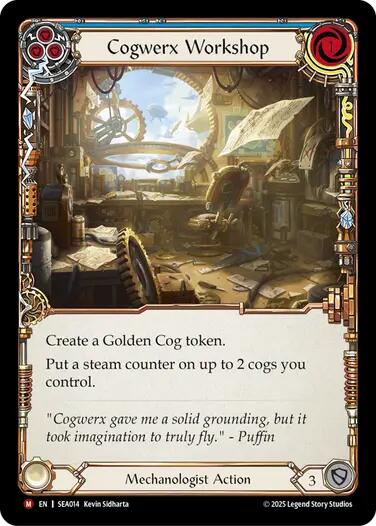 Cogwerx Workshop [SEA014] (High Seas)  Rainbow Foil | Card Merchant Takapuna