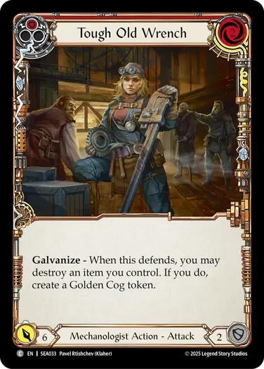 Tough Old Wrench (Red) [SEA033] (High Seas) | Card Merchant Takapuna