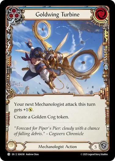 Goldwing Turbine (Blue) [SEA038] (High Seas) | Card Merchant Takapuna