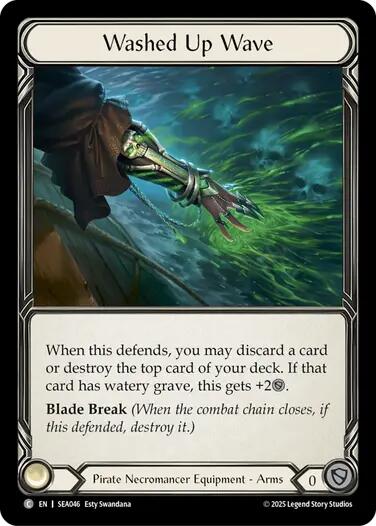 Washed Up Wave [SEA046] (High Seas) | Card Merchant Takapuna