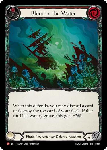 Blood in the Water [SEA047] (High Seas) | Card Merchant Takapuna