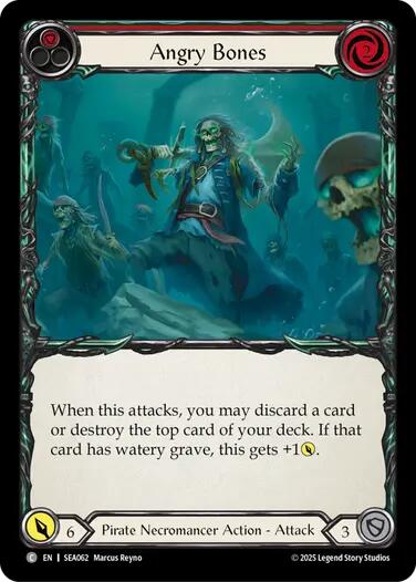 Angry Bones (Red) [SEA062] (High Seas) | Card Merchant Takapuna