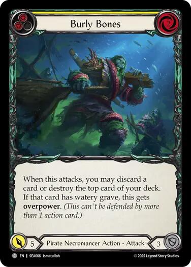 Burly Bones (Yellow) [SEA066] (High Seas) | Card Merchant Takapuna