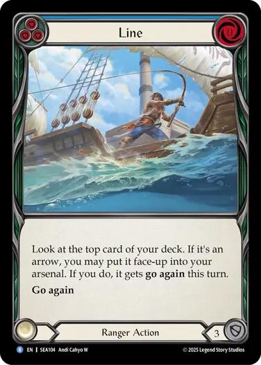Line [SEA104] (High Seas)  Rainbow Foil | Card Merchant Takapuna