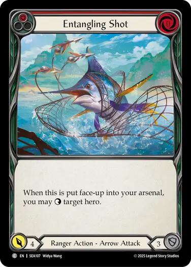Entangling Shot [SEA107] (High Seas)  Rainbow Foil | Card Merchant Takapuna