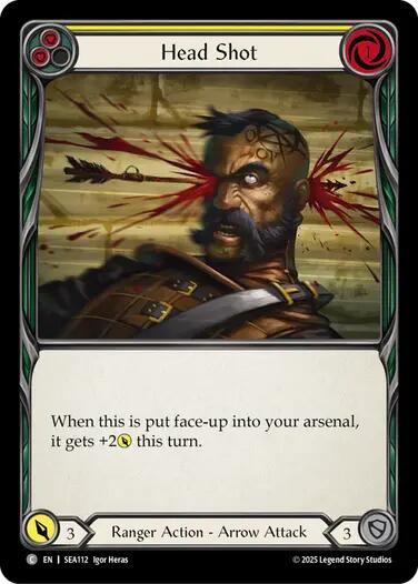 Head Shot (Yellow) [SEA112] (High Seas) | Card Merchant Takapuna