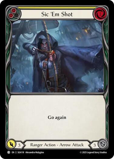 Sic 'Em Shot (Yellow) [SEA118] (High Seas) | Card Merchant Takapuna