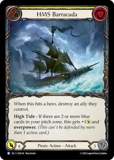 HMS Barracuda [SEA134] (High Seas) | Card Merchant Takapuna