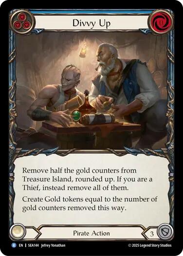 Divvy Up [SEA144] (High Seas)  Rainbow Foil | Card Merchant Takapuna