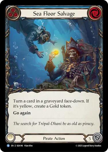 Sea Floor Salvage [SEA146] (High Seas)  Rainbow Foil | Card Merchant Takapuna