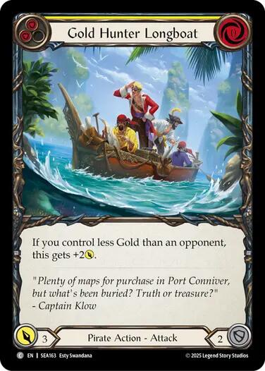 Gold Hunter Longboat [SEA163] (High Seas) | Card Merchant Takapuna