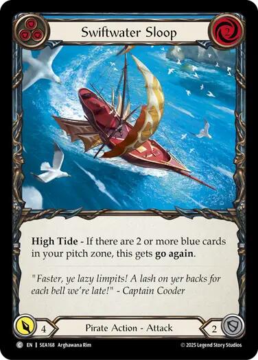 Swiftwater Sloop (Blue) [SEA168] (High Seas) | Card Merchant Takapuna