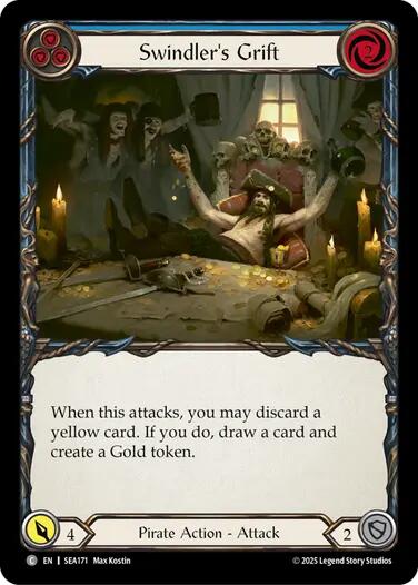 Swindler's Grift (Blue) [SEA171] (High Seas) | Card Merchant Takapuna